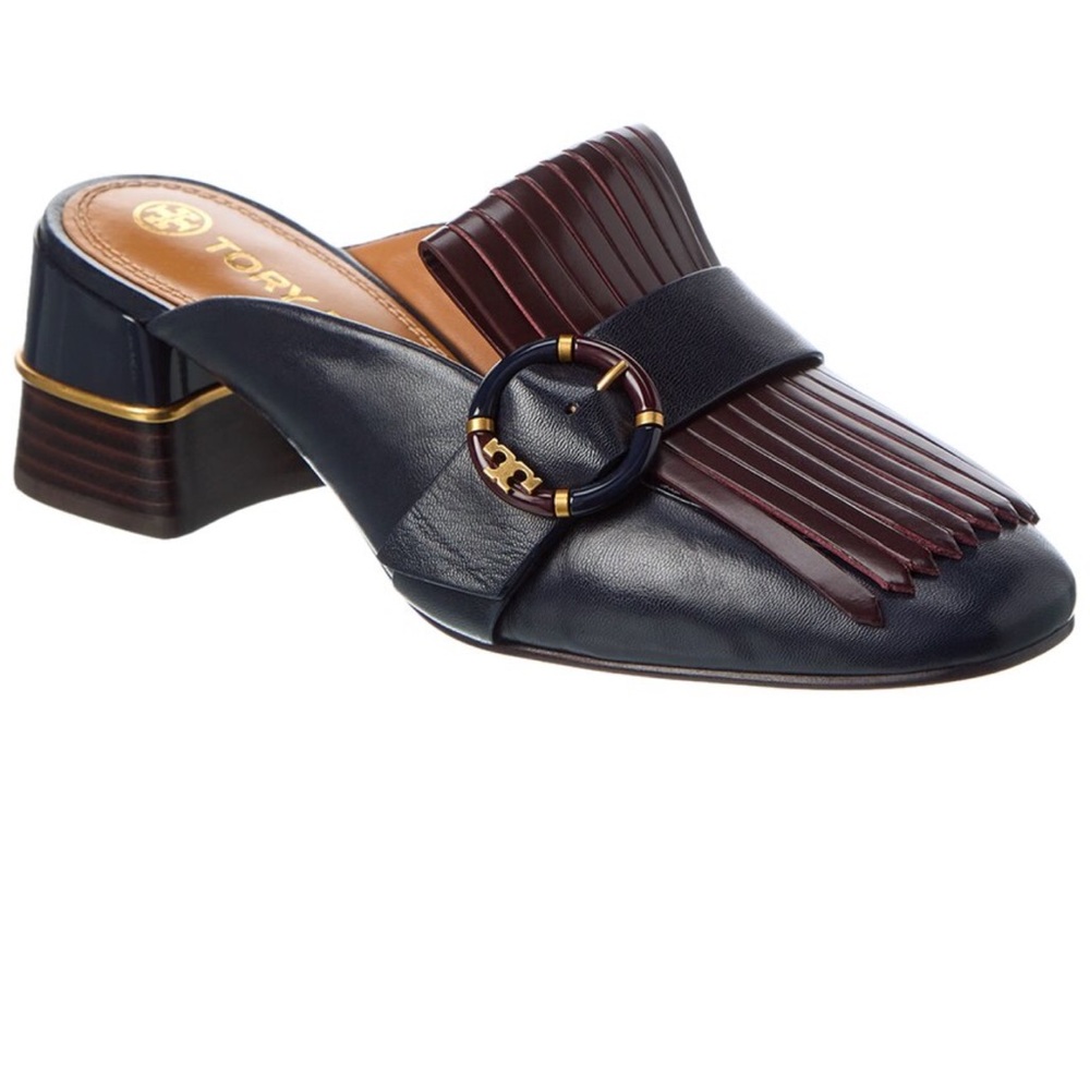 Tory Burch Kiltie mules size 7.5